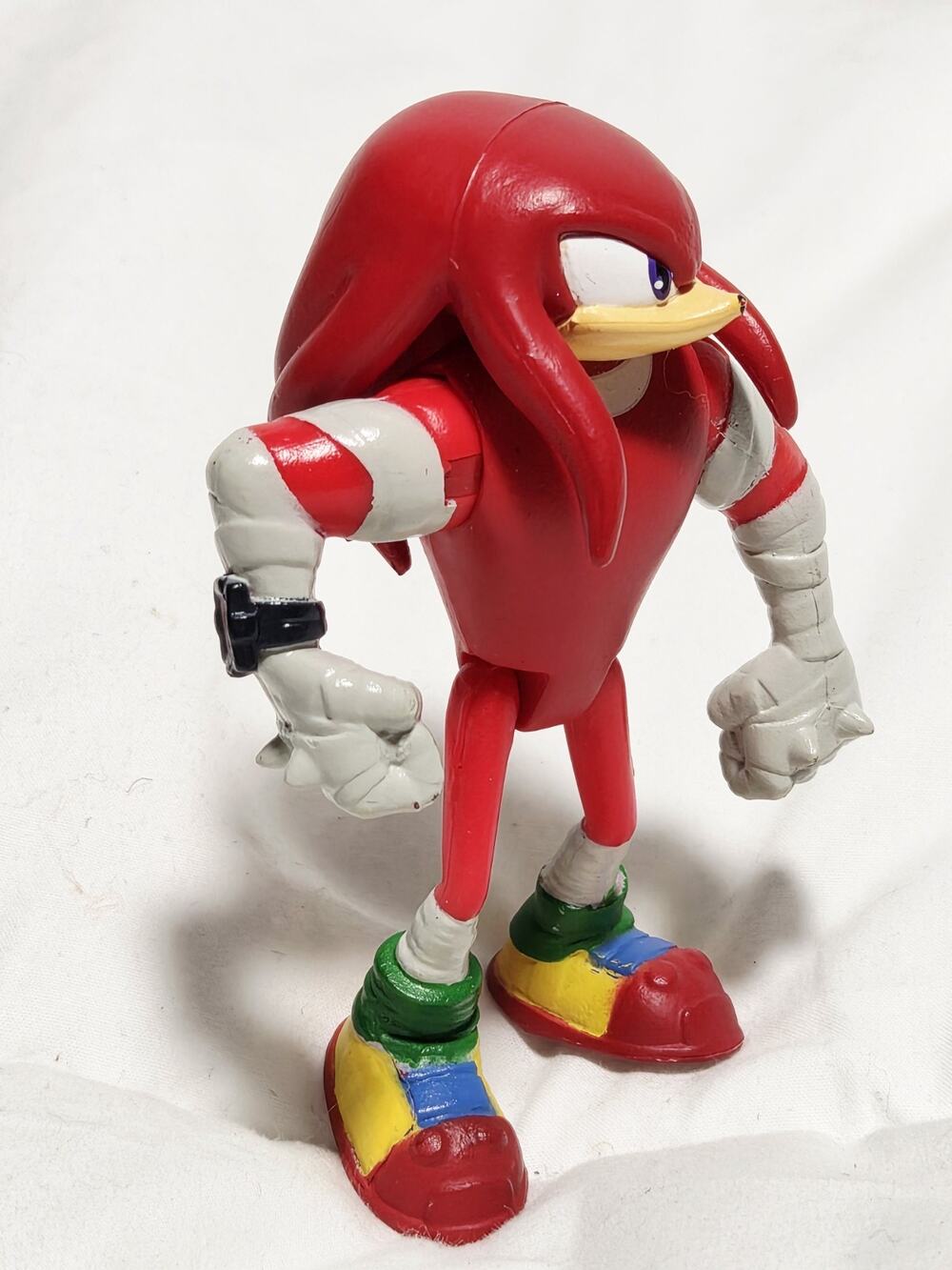 Sonic The Hedgehog Sonic Boom Knuckles Action Figure Tomy Sega 3” Loose